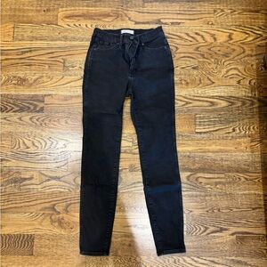 Madewell Women's 10’ High Rise Skinny Black Jeans